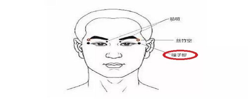瞳子髎准确位置图 瞳子髎准确位置图和作用视频