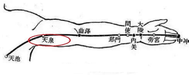 天泉的准确位置图作用 天泉的准确位置图作用的准确位置图片