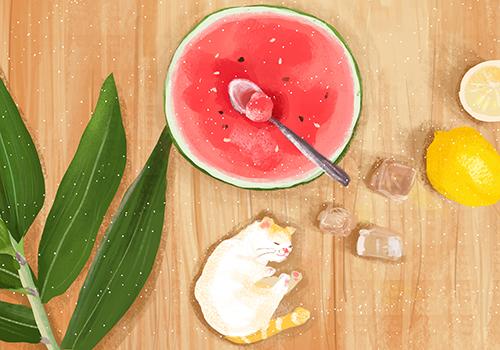 西瓜皮可以吃吗（生的西瓜皮可以吃吗）