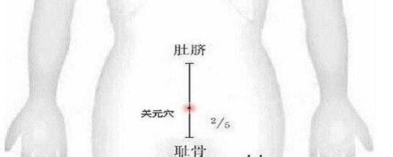 关元的准确位置图 关元的准确位置图和按摩手法