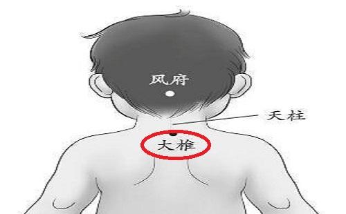 小儿大椎位置图片（小儿大椎的准确位置图）