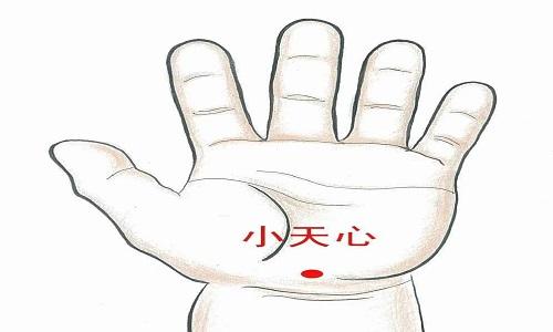小天心准确位置图 小天心手掌位置图