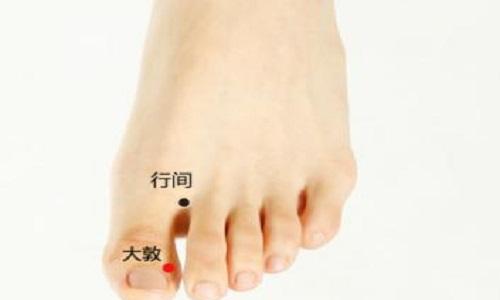 大敦准确位置图和作用(大敦准确位置图和作用及功效视频)