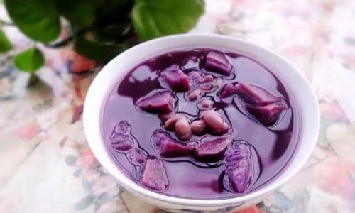紫薯红豆沙