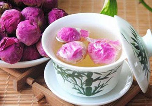 柠檬百合桃花茶