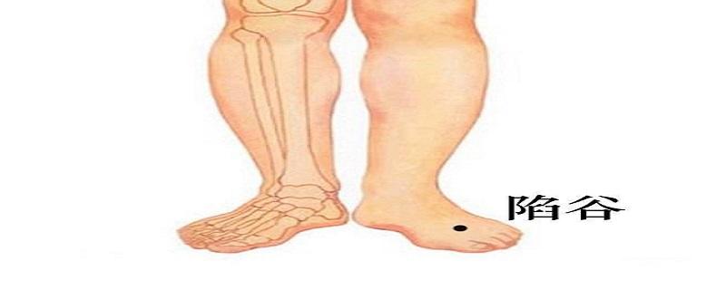 陷谷在哪个部位 陷谷的准确位置在哪里