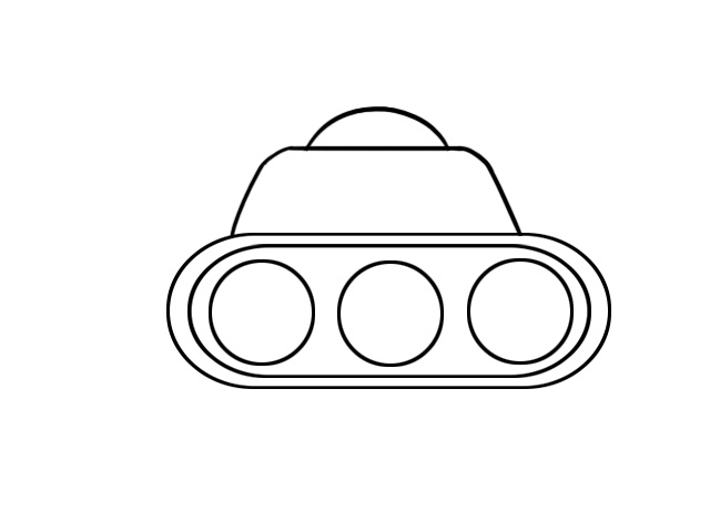 坦克简笔画 零基础学坦克简笔画