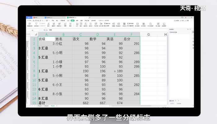 excel分类汇总 excel的分类汇总