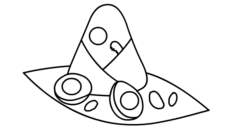 端午节粽子简笔画步骤  端午节粽子简笔画教程