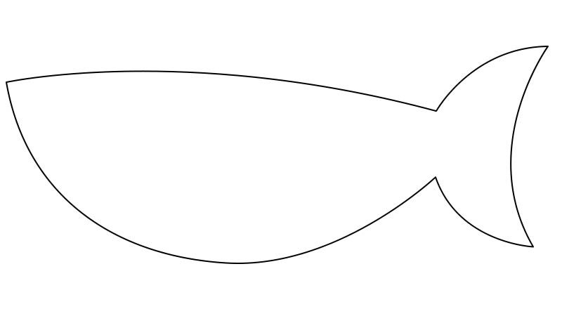 大鲨鱼简笔画 大鲨鱼的画法