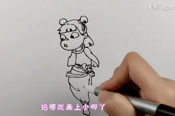 小哪吒简笔画