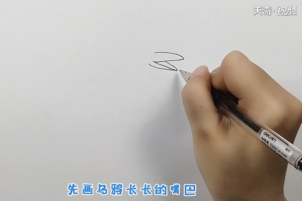 乌鸦简笔画