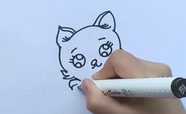 猫咪简笔画  猫咪的简笔画