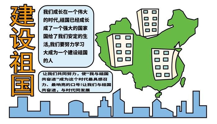 祖国建设新成就手抄报 祖国建设新成就手抄报怎么画