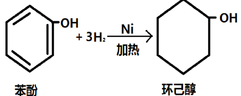 苯酚与氢气的加成反应方程式 苯酚与氢气的加成反应方程式是什么