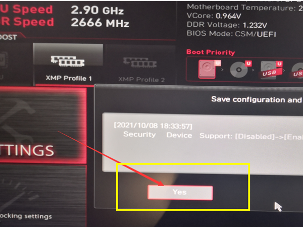 微星tpm2.0怎么开