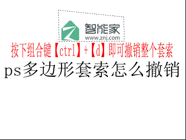 ps怎么强制取消套索