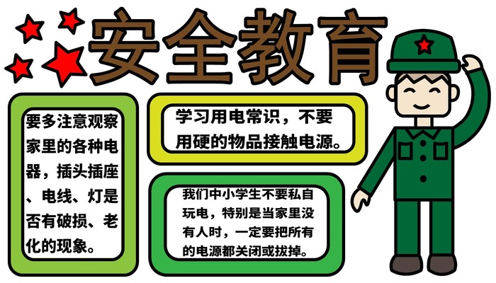 关于安全教育的手抄报 关于安全教育的手抄报怎么画