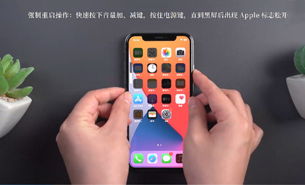 苹果xr如何强制关机重启