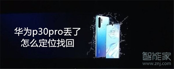 华为p30pro丢了怎么定位找回