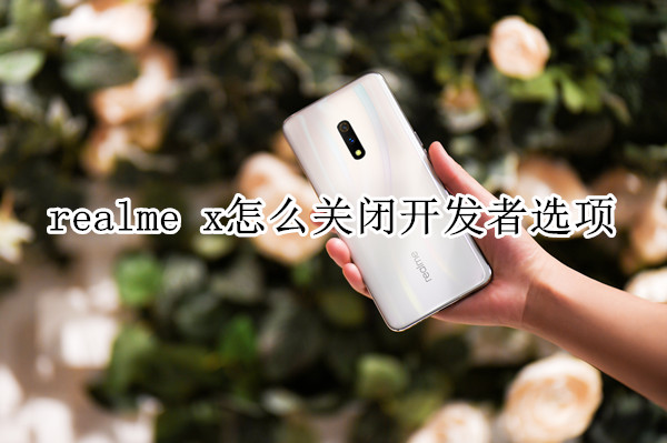 realme x怎么关闭开发者选项