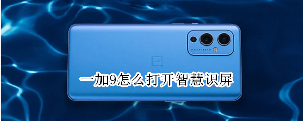 一加9怎么打开智慧识屏