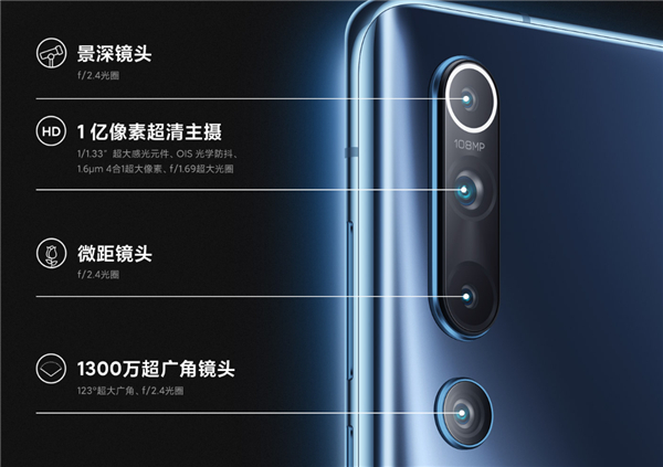 小米10有光学防抖吗