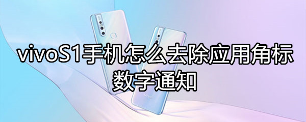 vivoS1手机怎么去除应用角标数字通知