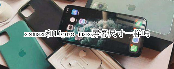 xsmax和11pro max屏幕尺寸一样吗