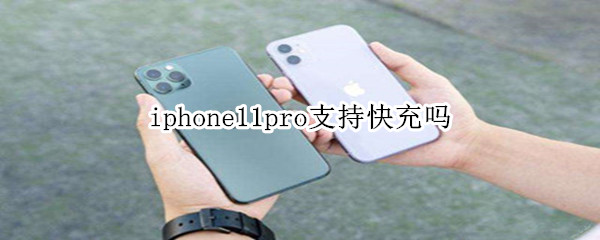 iphone11pro支持快充吗