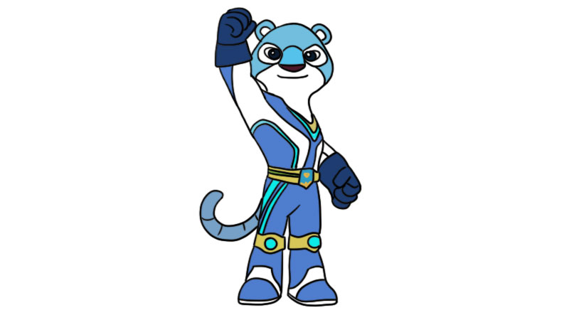 宇宙护卫队彩虹简笔画 宇宙护卫队彩虹简笔画画法