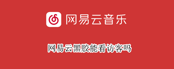 网易云黑胶能看访客吗
