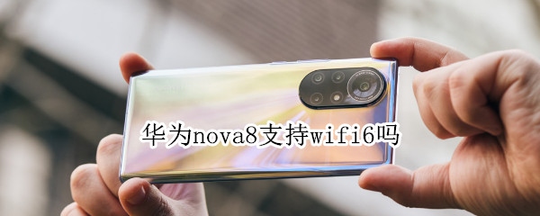华为nova8支持wifi6吗