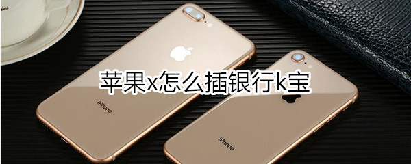 苹果x怎么插银行k宝