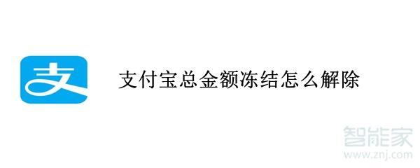 支付宝总金额冻结怎么解除