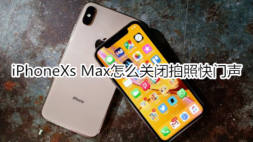 iPhoneXs Max怎么关闭拍照快门声