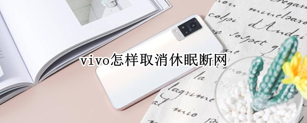 vivo怎样取消休眠断网