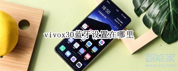 vivox30蓝牙设置在哪里