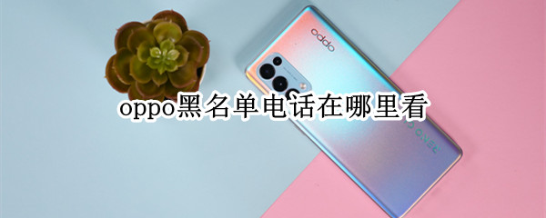 oppo黑名单电话在哪里看