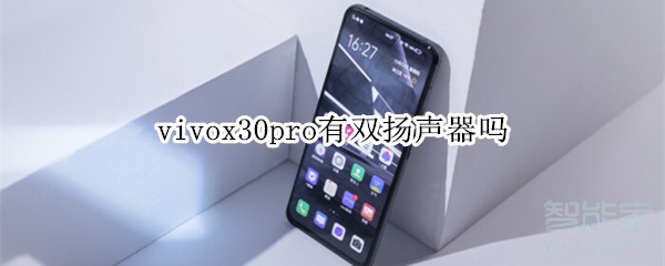 vivox30pro有双扬声器吗