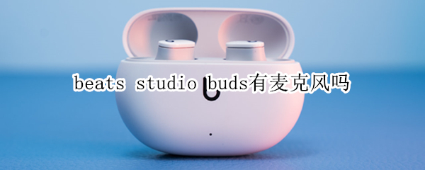 beats studio buds有麦克风吗