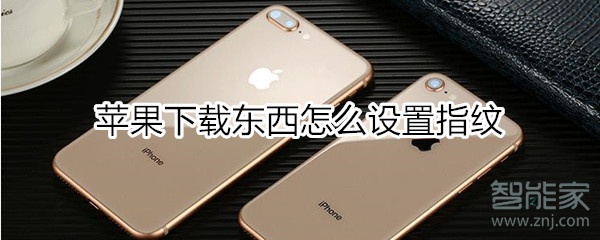 苹果下载东西怎么设置指纹