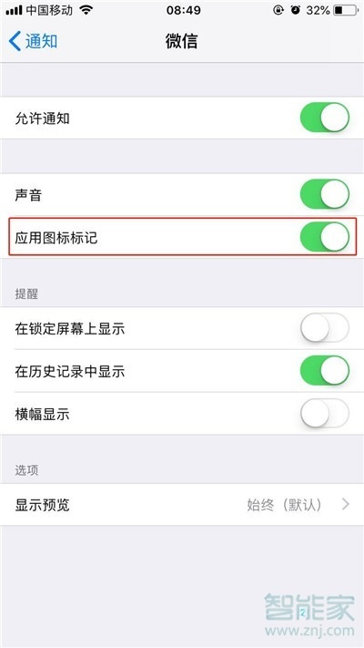 ios12设置红点消除