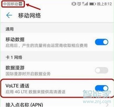 荣耀20s怎么打开volte