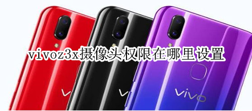vivoz3x摄像头权限在哪里设置