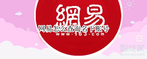 网易怎么查询名下账号