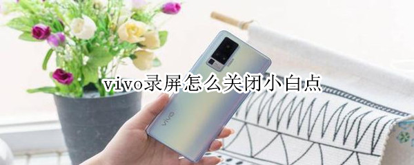 vivo录屏怎么关闭小白点