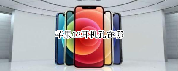 苹果12耳机孔在哪