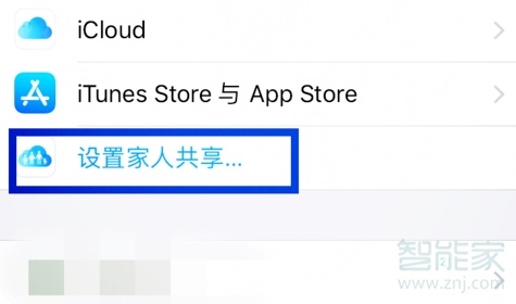 苹果家人共享怎么设置