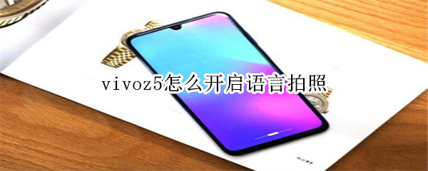 vivoz5怎么开启语言拍照